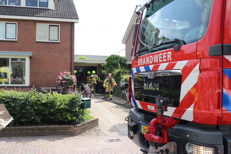 Gewonde bij woningbrand