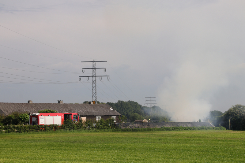 Schuur verwoest door brand