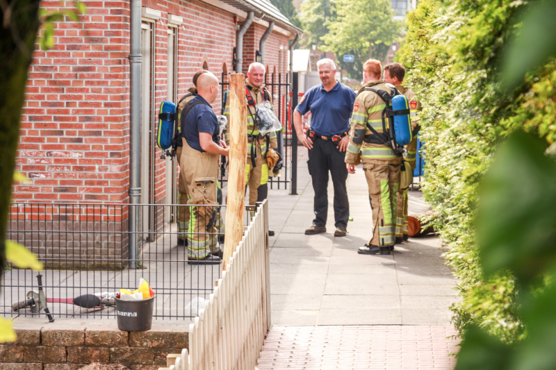 Gaslekkage in tuin kinderdagverblijf