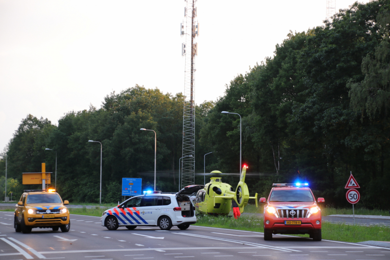 Zeer ernstige ongeval tussen twee voertuigen