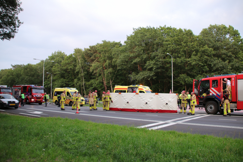 Zeer ernstige ongeval tussen twee voertuigen