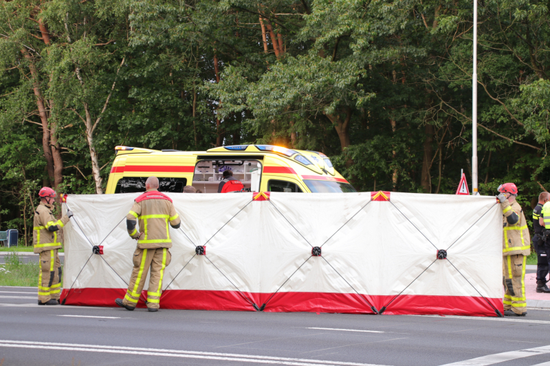 Zeer ernstige ongeval tussen twee voertuigen