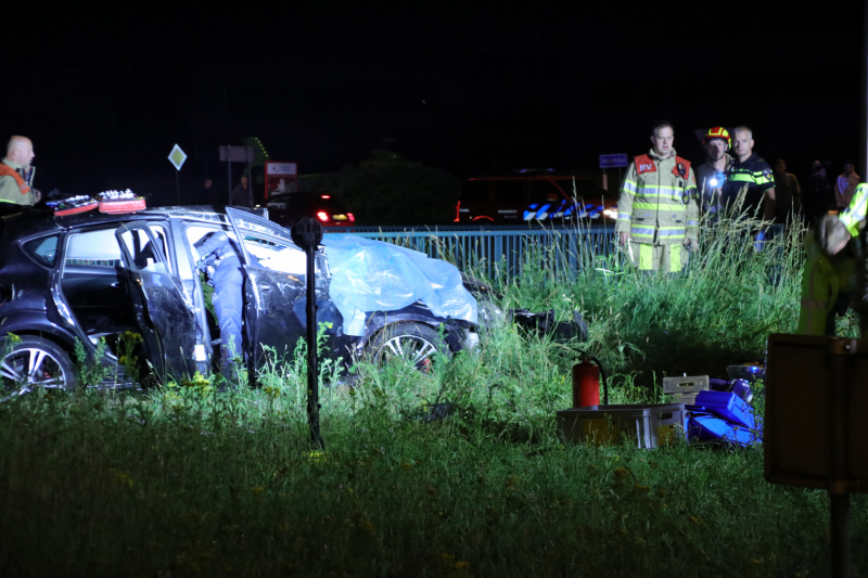 Bestuurder zwaargewond na lancering