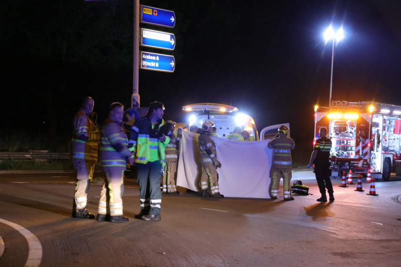 Bestuurder zwaargewond na lancering