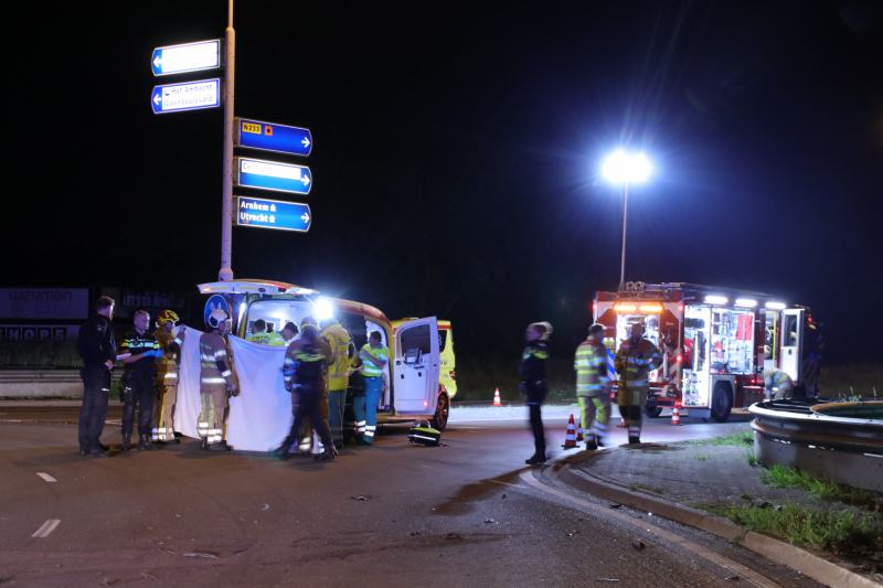 Bestuurder zwaargewond na lancering