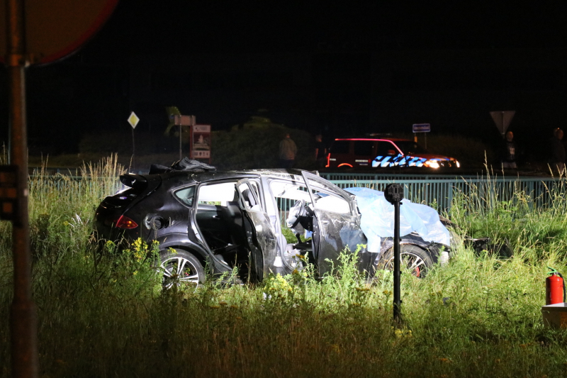 Bestuurder zwaargewond na lancering