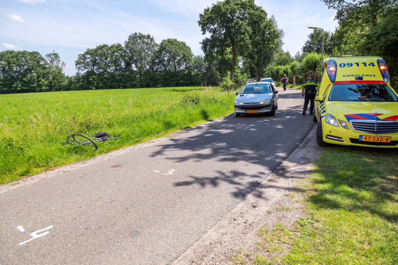 Fietsster ernstig gewond