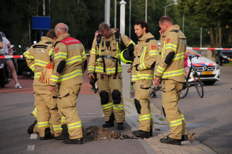 kortsluiting in ondergrondse kabel
