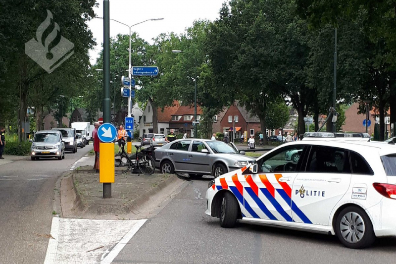 Verkeershinder na aanrijding