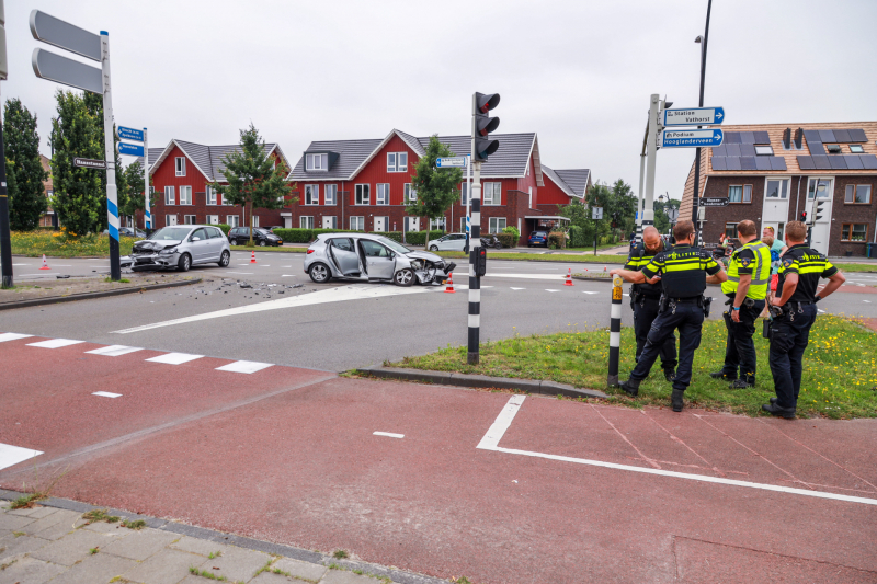 Veel schade bij aanrijding