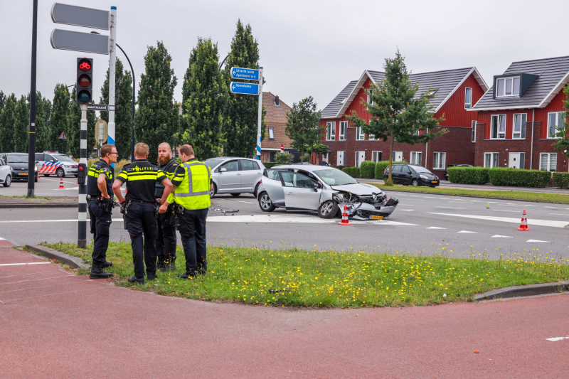 Veel schade bij aanrijding