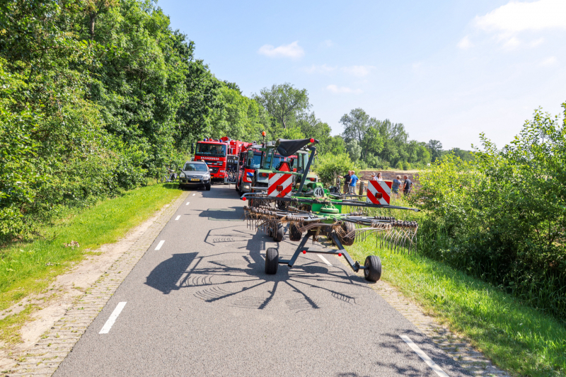 Meters grasland in brand