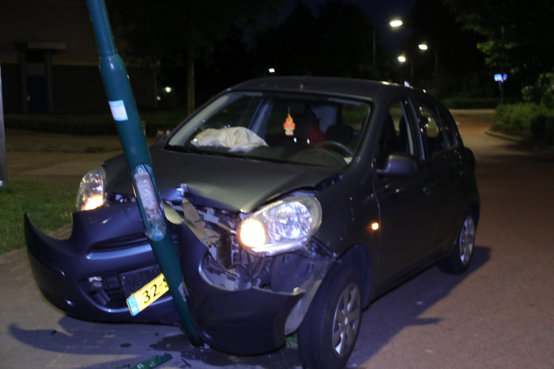 Auto total loss na uitwijkmanoeuvre