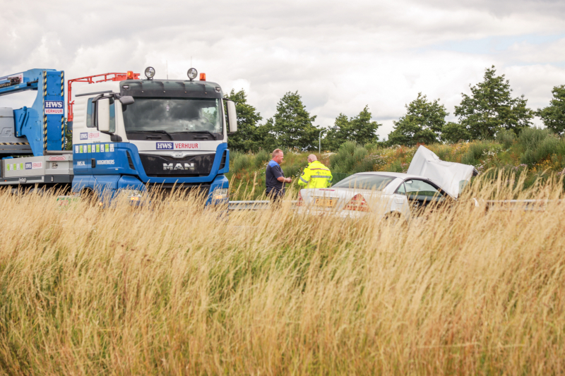 Snelweg afgesloten na ongeval