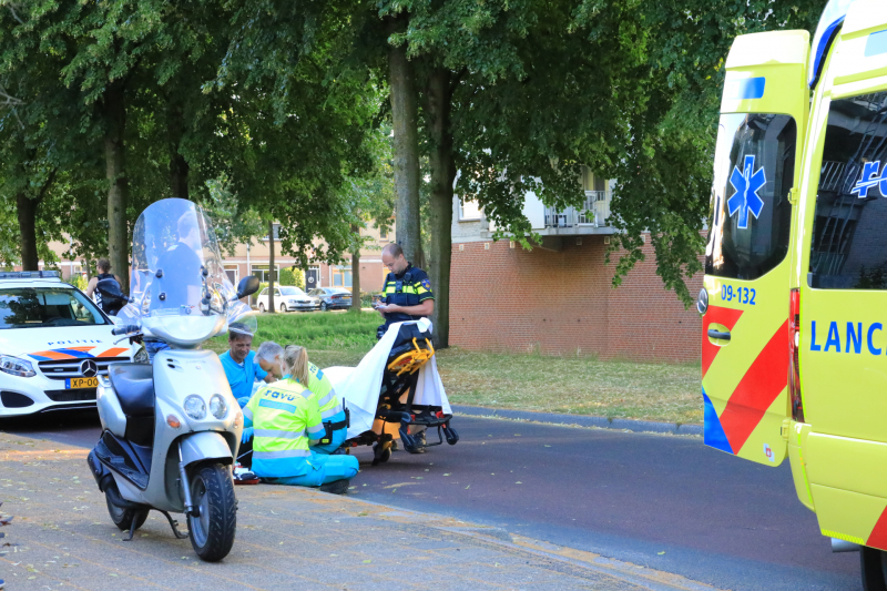Scooterrijder gewond bij eenzijdig ongeval
