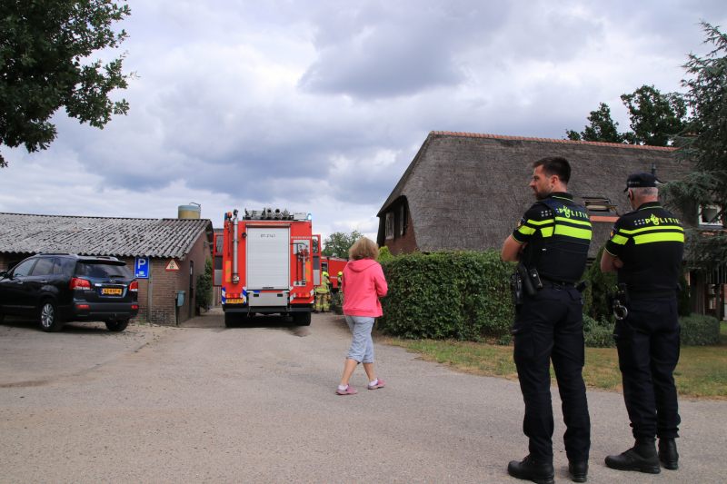 Brand in ventilator woonboerderij