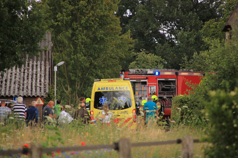 Brand in ventilator woonboerderij