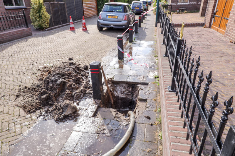 Wederom waterleidingbreuk bij Zuiderkerk