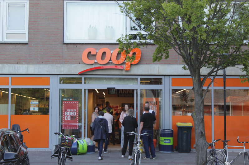 Overval op supermarkt Coop