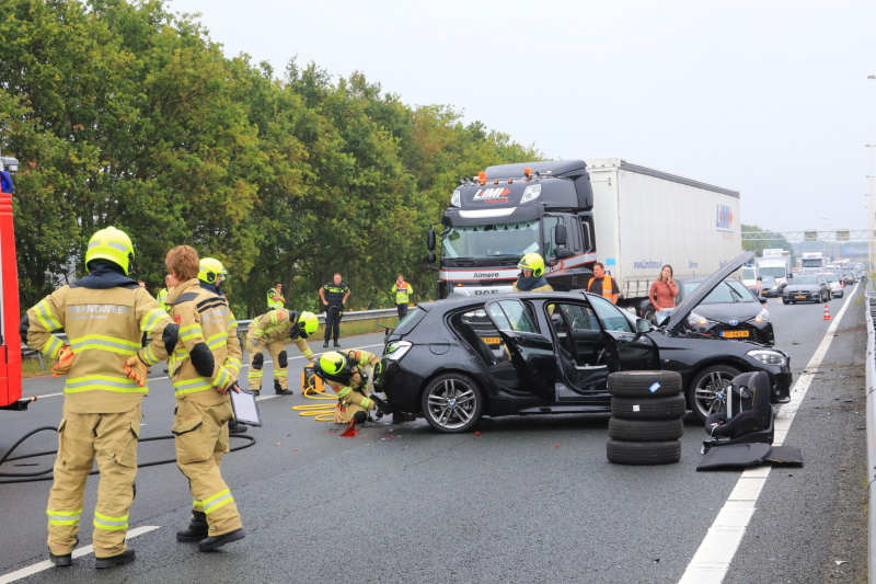 Knooppunt Hoevelaken dicht na ongeval