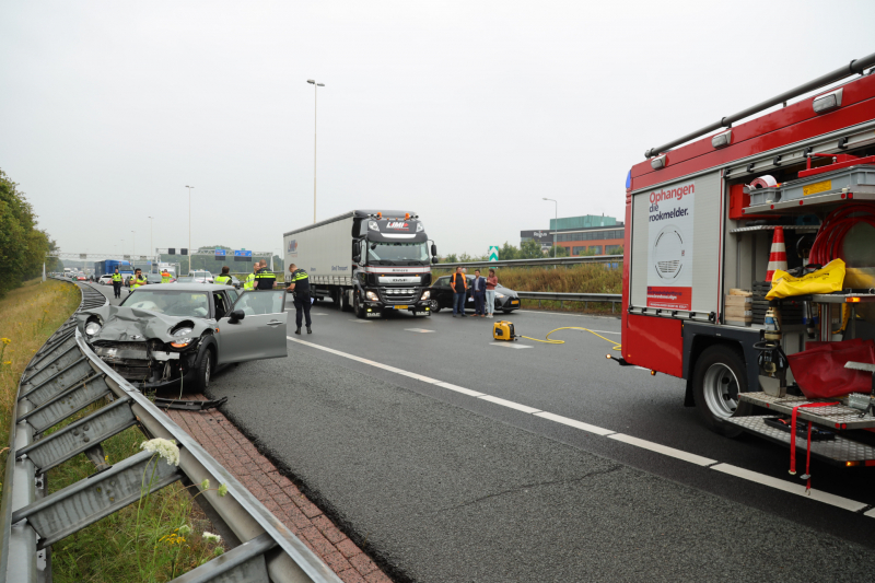 Knooppunt Hoevelaken dicht na ongeval