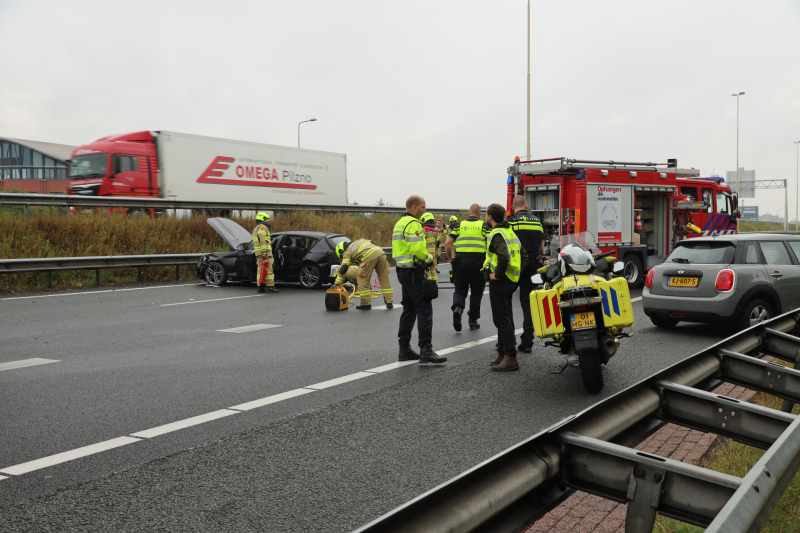 Knooppunt Hoevelaken dicht na ongeval