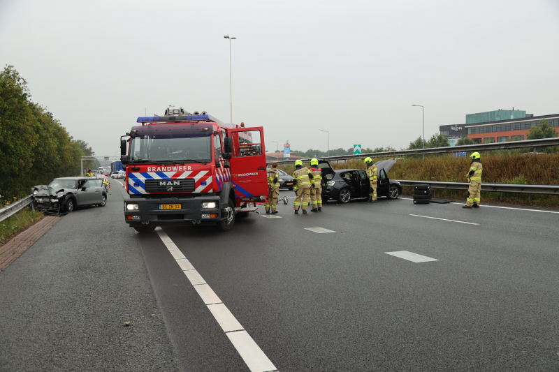 Knooppunt Hoevelaken dicht na ongeval