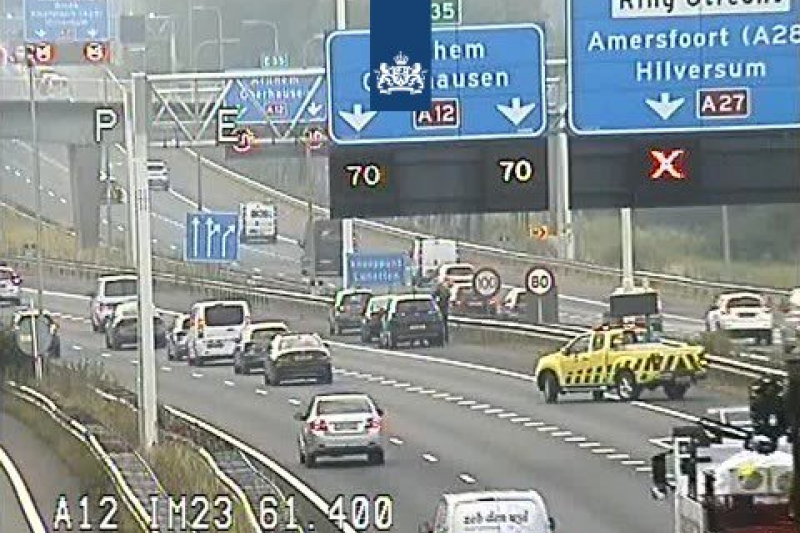 Rijksweg A12 112 melding Utrecht 