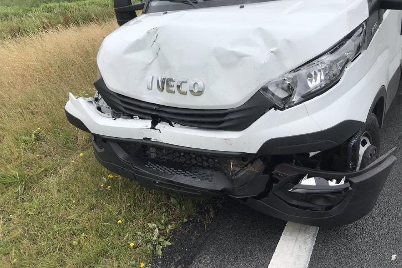 Schade bij kop-staartbotsing