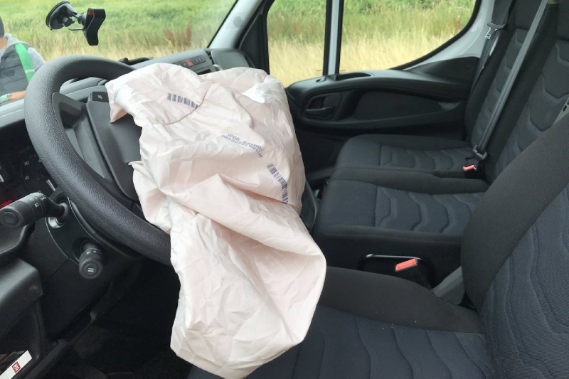 Schade bij kop-staartbotsing