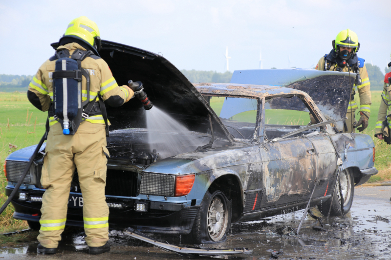 Oldtimer verwoest door brand