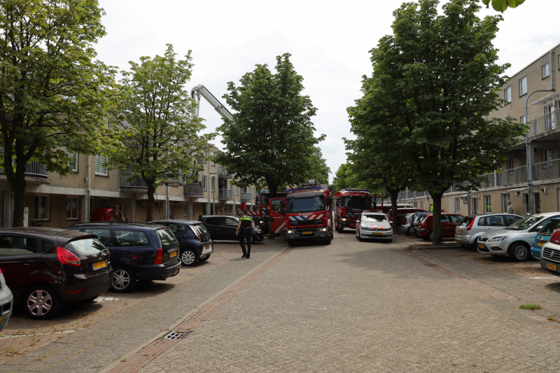 Uitslaande brand in slaapkamer