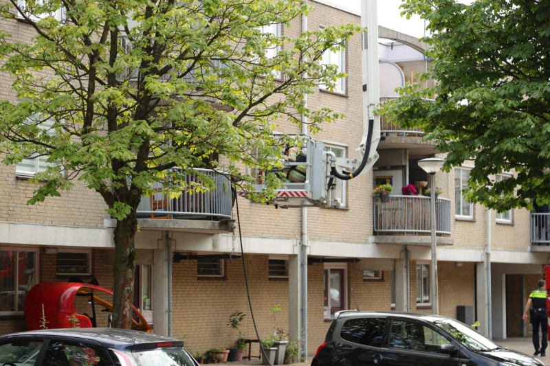 Uitslaande brand in slaapkamer