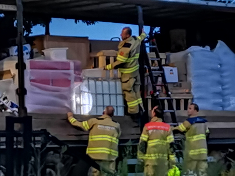 Vrachtwagen trailer vol drugs benodigdheden aangetroffen