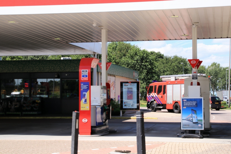 Tankstation afgesloten om lekkende gastank