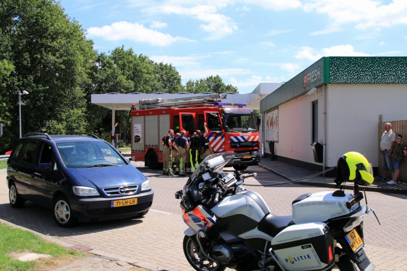 Tankstation afgesloten om lekkende gastank
