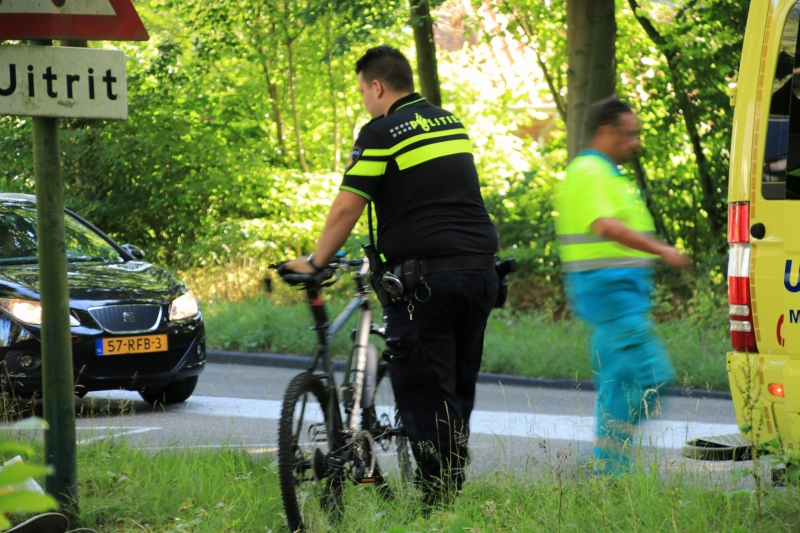 Mountainbiker en voetganger gewond door aanrijding