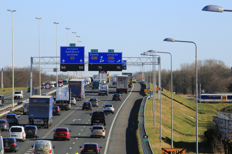 Lange files na ongeval