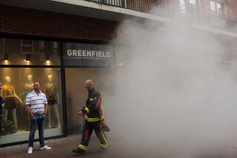 Brand blijkt anti-inbraak rookmachine