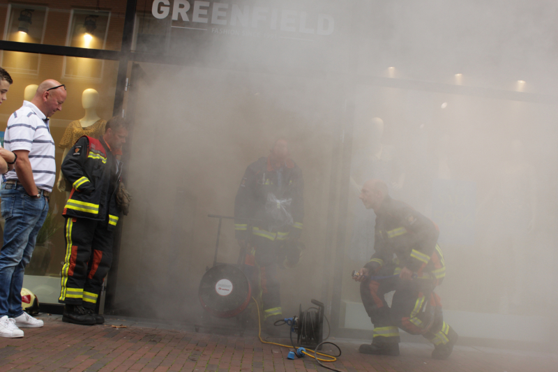 Brand blijkt anti-inbraak rookmachine