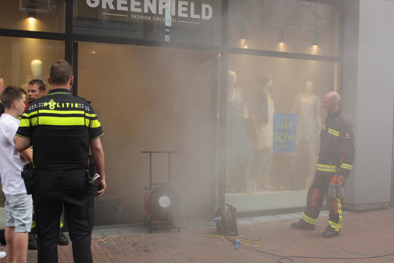 Brand blijkt anti-inbraak rookmachine