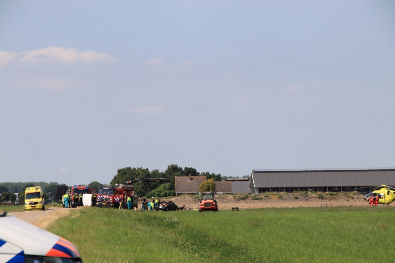 Persoon overleden bij ernstig ongeval