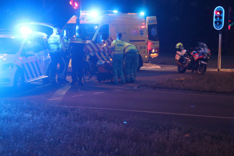Fietser gewond bij Aanrijding op kruising