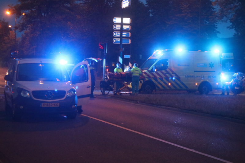 Fietser gewond bij Aanrijding op kruising
