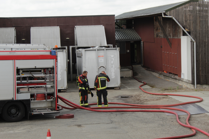 Pand Vergeer Kaas ontruimd door brand in productieruimte