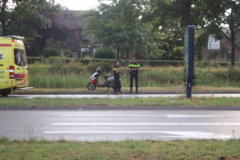 Scooterrijder gewond na valpartij