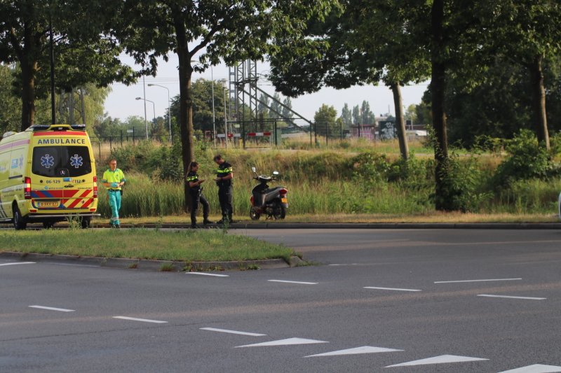 Scooterrijder gewond na valpartij