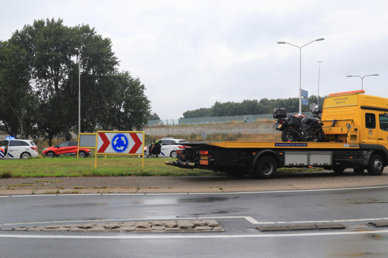 Motorrijder gewond bij ongeval