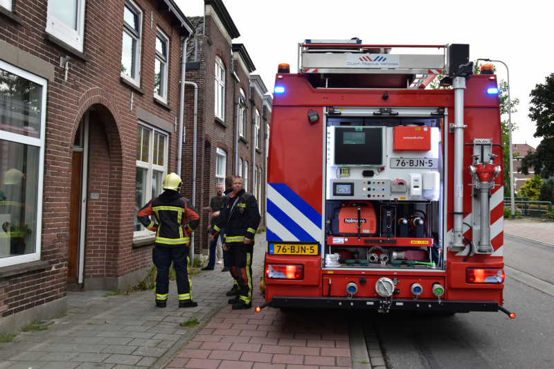 Brand in meterkast voor de hoofdzekering