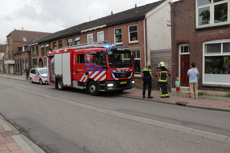 Brand in meterkast voor de hoofdzekering